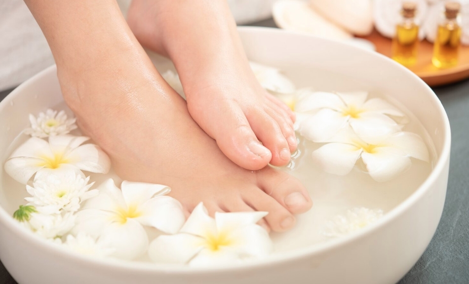 Weekly foot care routine
